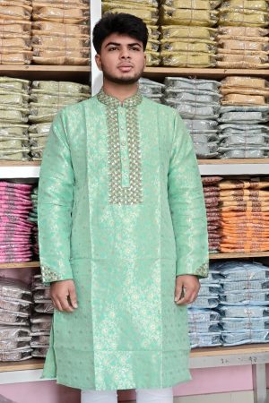 MINT CREAM KATTAN PANJABI C-11