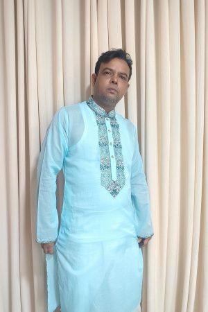 AKASHI POWDER BLUE PANJBI C-22