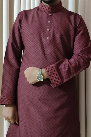 DARK SIENNA MAROON POPCORN PANJBI C-21