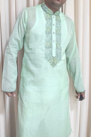 LIGHT CYAN MAGIC MINT PANJBI C-25